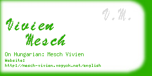 vivien mesch business card